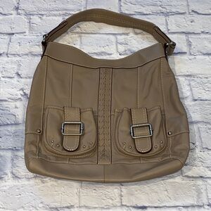 Tiganello Leather Hobo Shoulder Bag